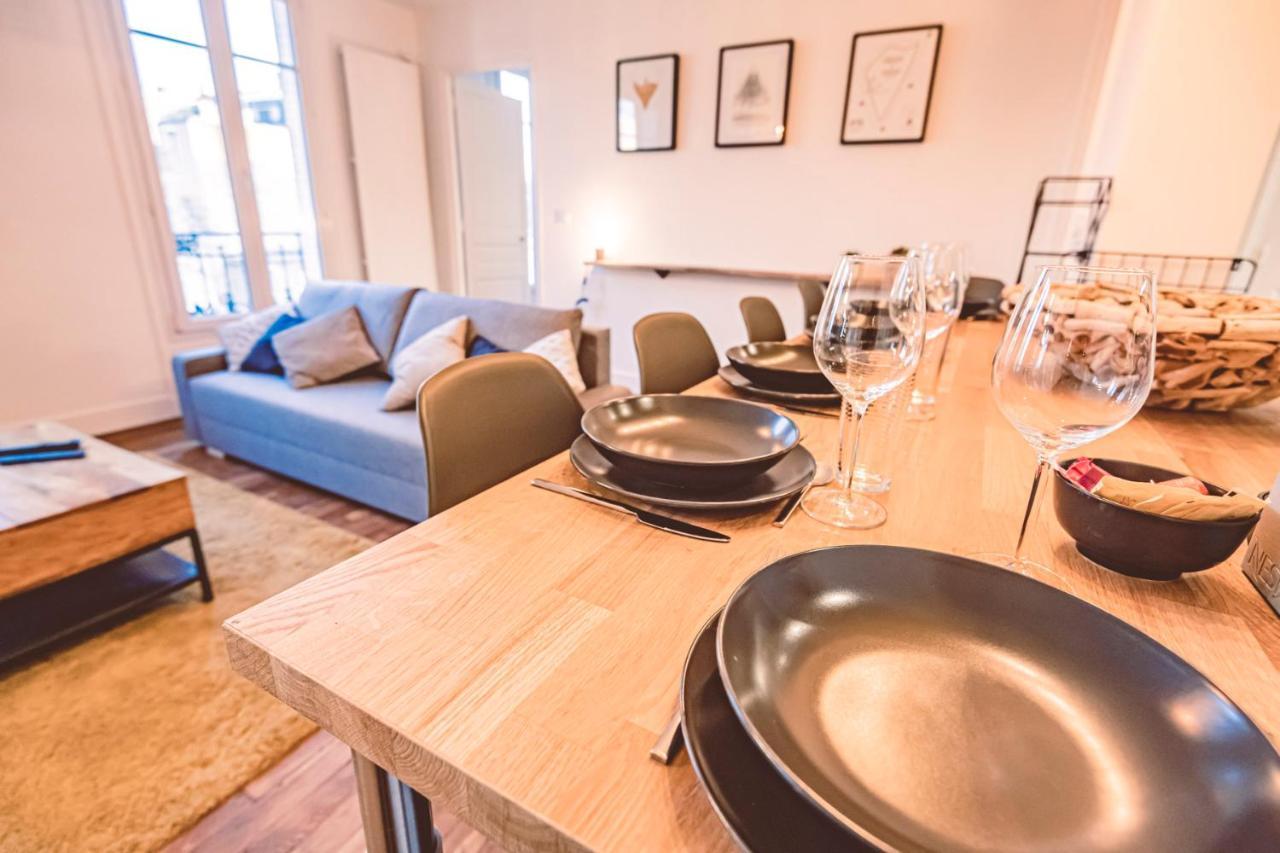 Charme De L'Ancien Pour Cet Appartement Entierement Renove Dans L'Hypercentre De Reims Luaran gambar